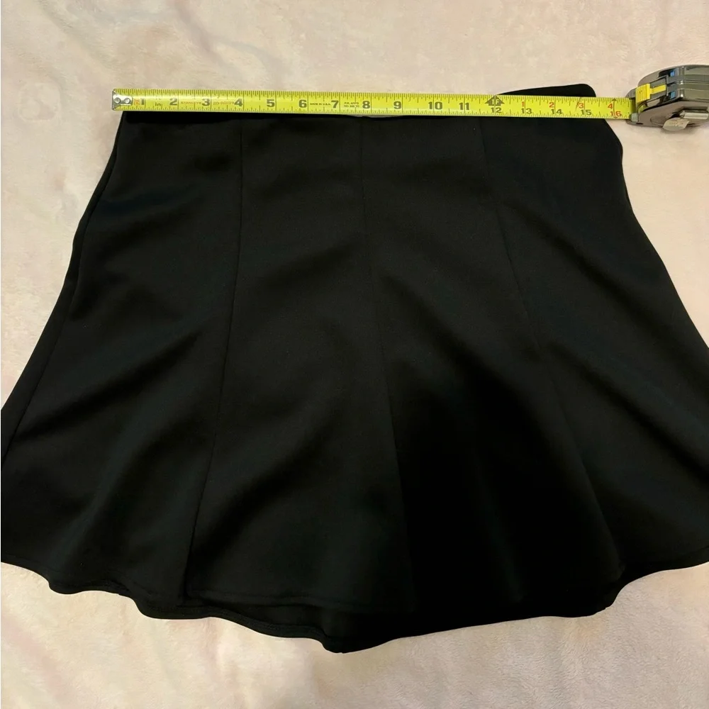 Princess Vera Wang Black A-line Flare Mini Skirt - Size 11 - Picture 5 of 10